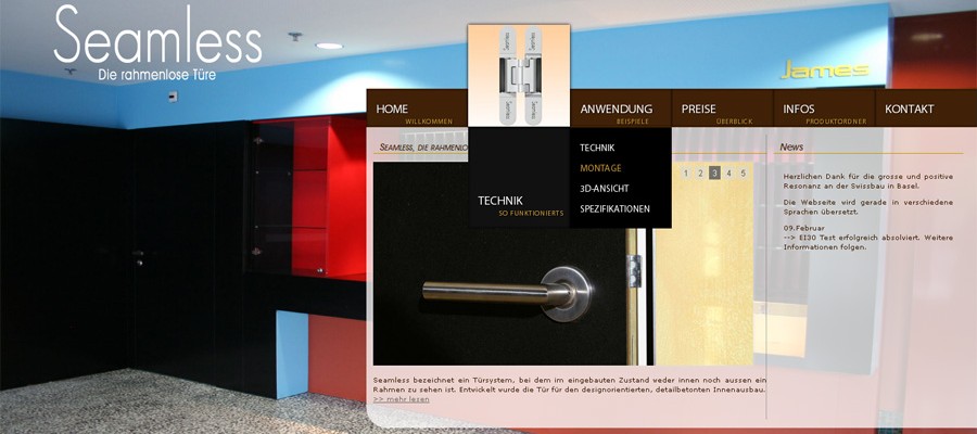 SeamlessGmbH homepage